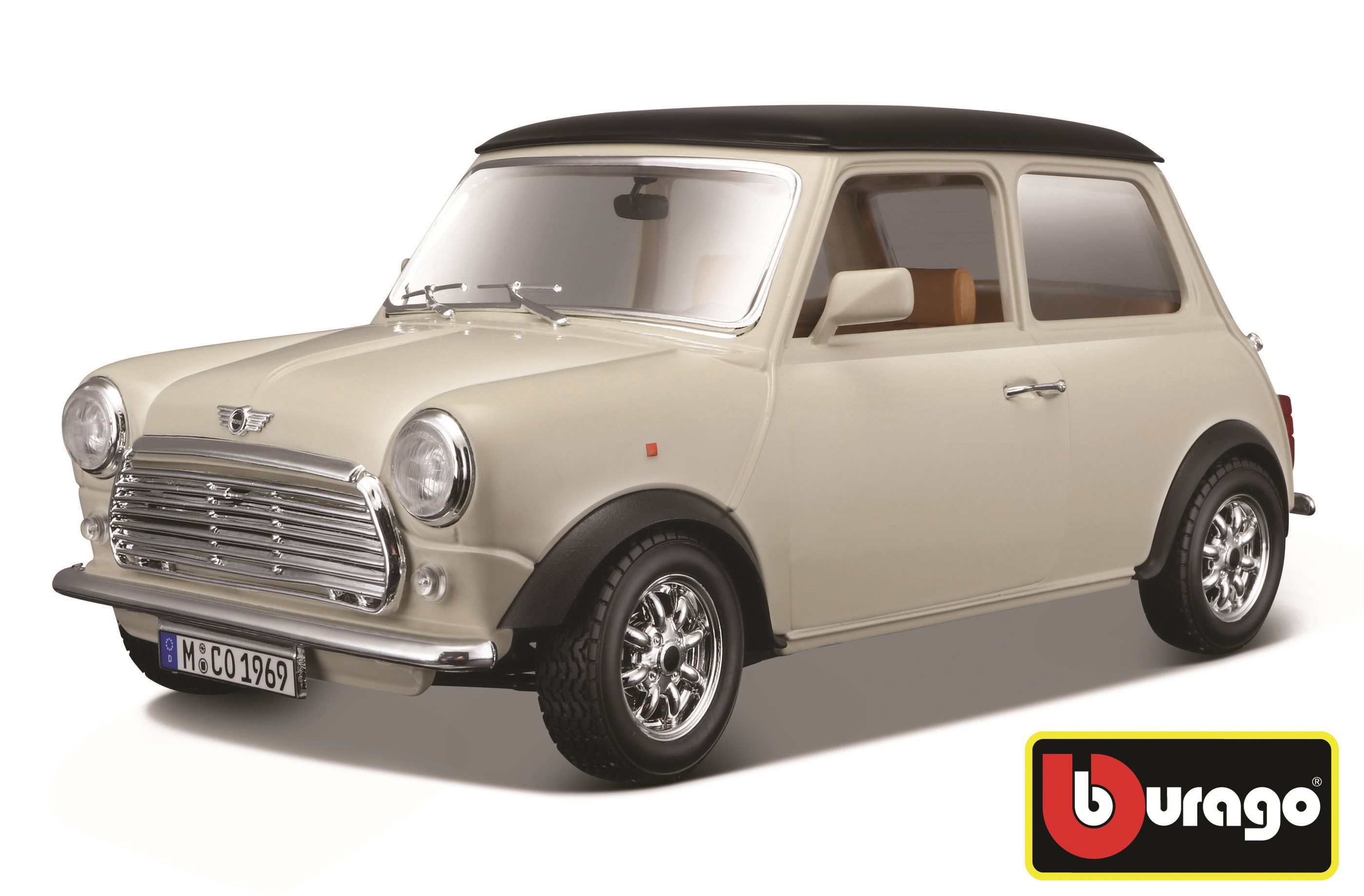 Bburago Mini Cooper (1969) Beige