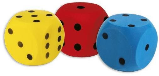 Androni Kocka mäkká – veľkosť 16 cm, modrá