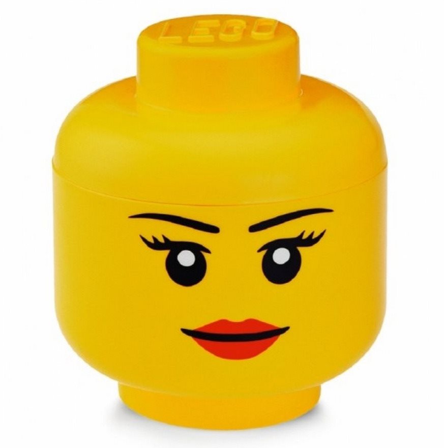 LEGO úložná hlava (mini) – dievča