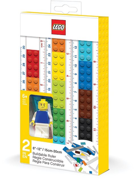 LEGO Pravítko s minifigúrkou, 30 cm