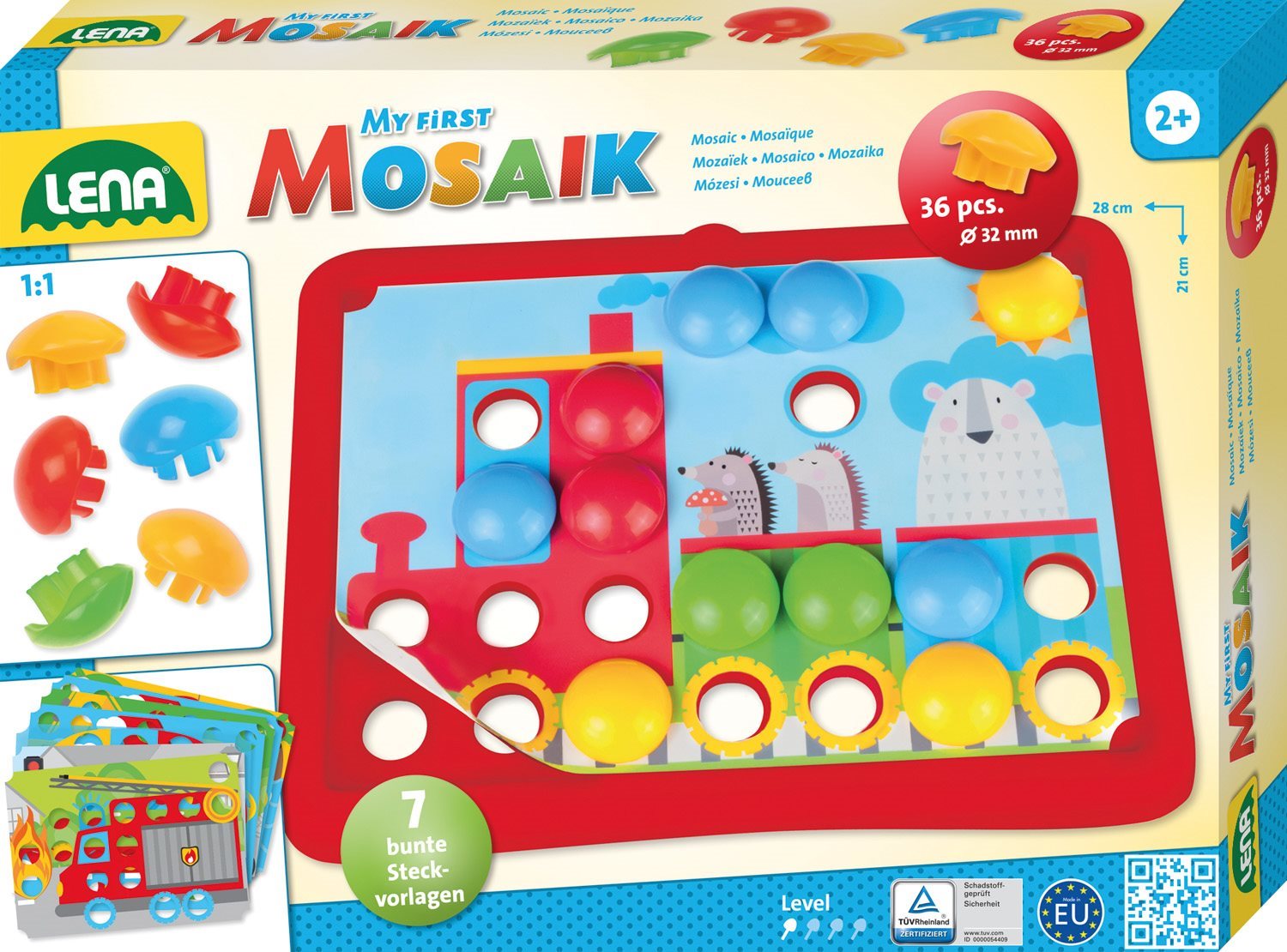 Lena Prvá mozaika, motív doprava