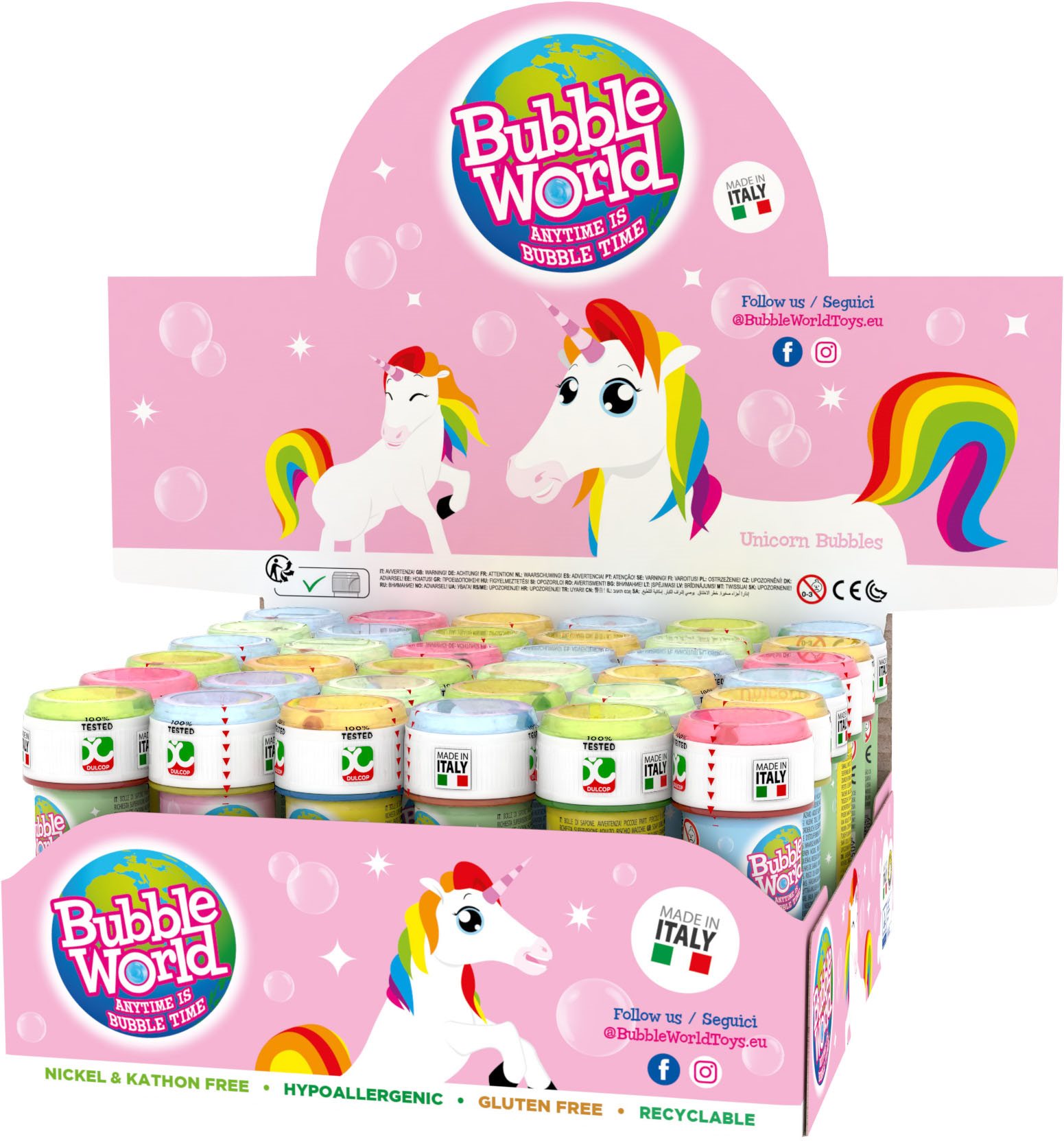 Bublifuk, 60 ml, Jednorožec