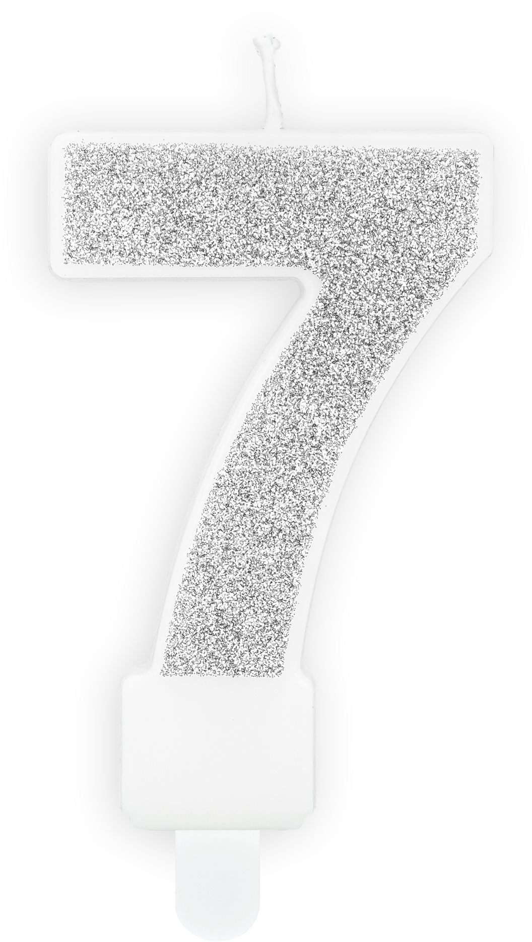 Sviečka narodeninová, 7 cm, číslica „7
