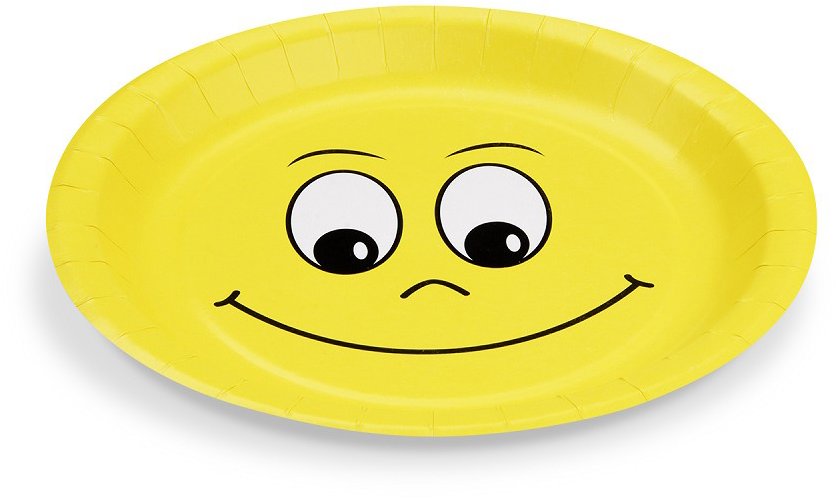 Wimex papierový tanier Smile, priemer 23 cm – 10 ks
