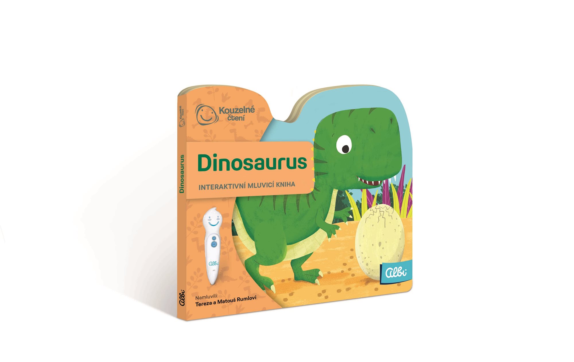 Kúzelné čítanie Minikniha s výsekom – Dinosaurus