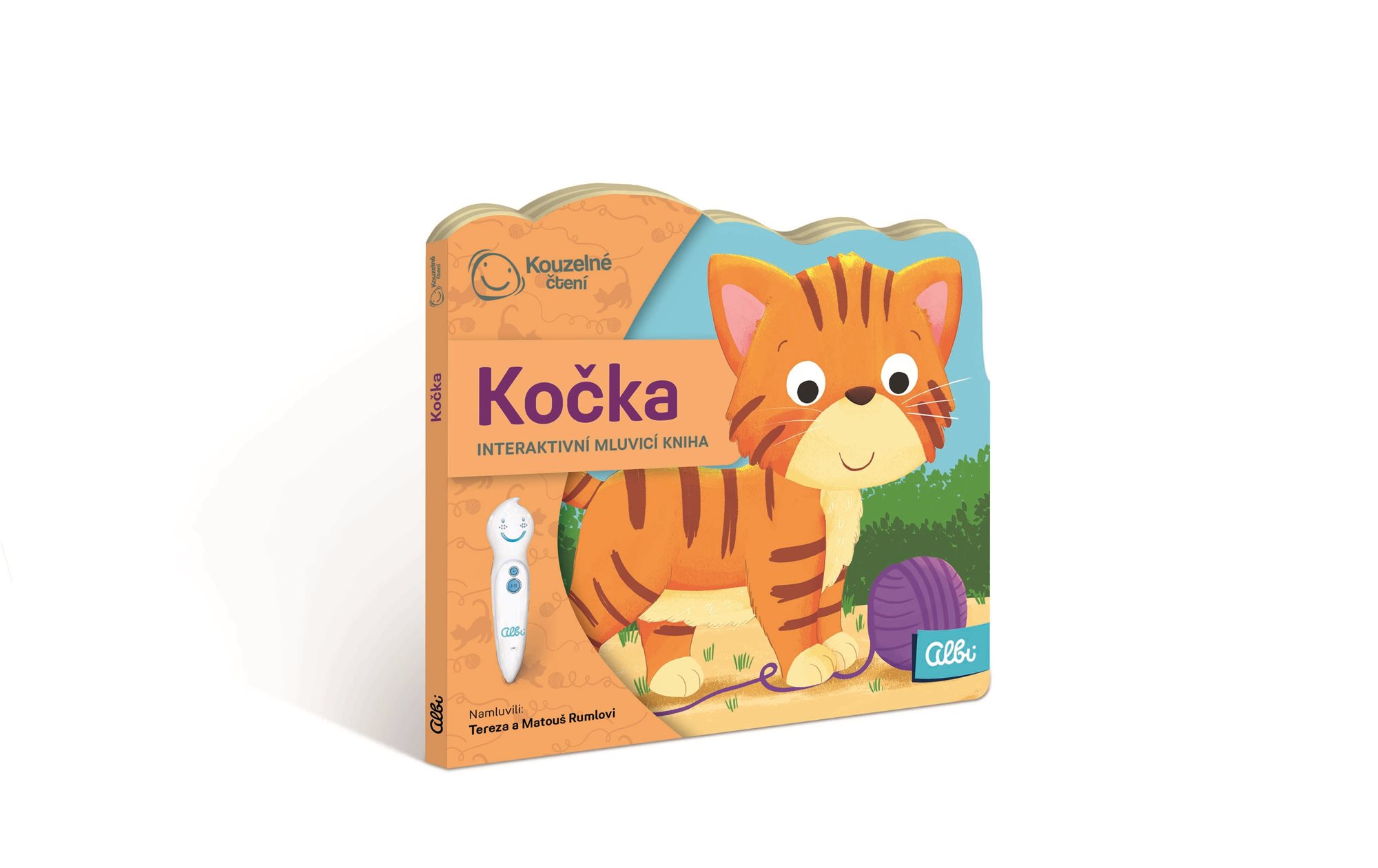 Kúzelné čítanie – Minikniha s výsekom – Mačka