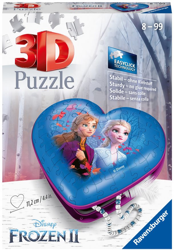 Ravensburger 3D 112364 Srdce Disney Ľadové kráľovstvo 2 54 dielikov