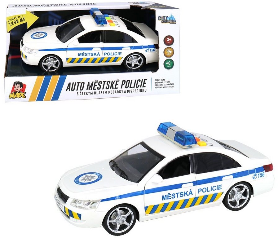 Auto Mestská polícia, CZ dizajn, s českým hlasom