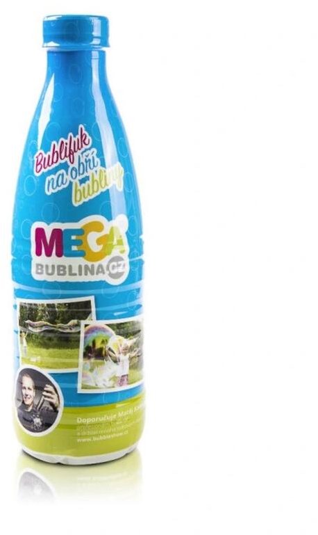 Megabublina – bublifuk na veľké bubliny – bublinková zmes 1 l
