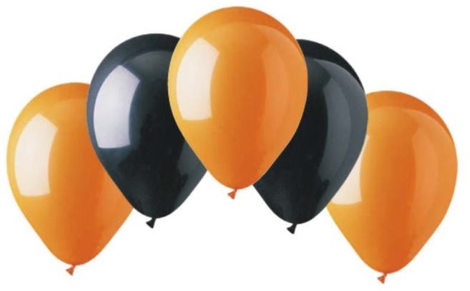 Horor balóniky 12 ks – Halloween – veľ. 24 cm
