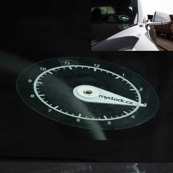 Parkovacie hodiny myclock 1 ks priemer 98 mm