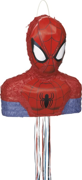 Piňata Spiderman – 42 × 35 × 14,5 cm ťahacia