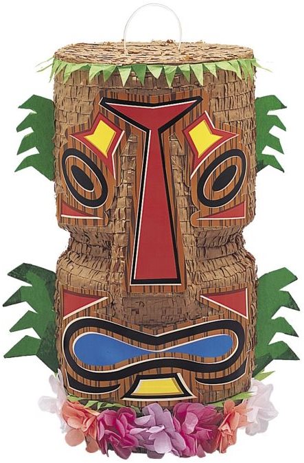Piňata Tiki – Havaj – Hawaii – 47 × 27 × 11 cm – rozbíjacia