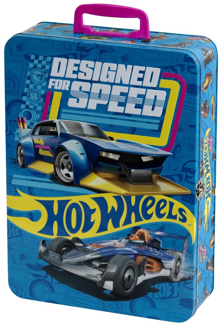 Klein Zberateľský kufrík Hot Wheels, 50 kusov