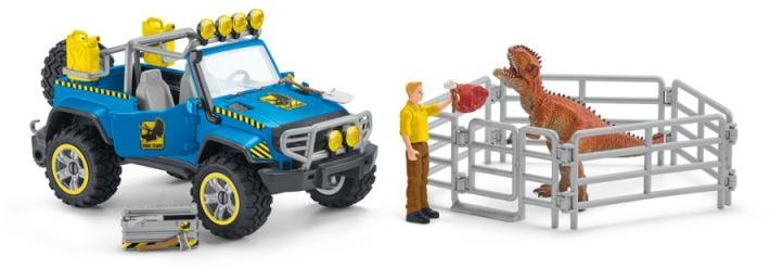 Schleich 41464 Terénne vozidlo s vonkajším výbehom pre dinosaura