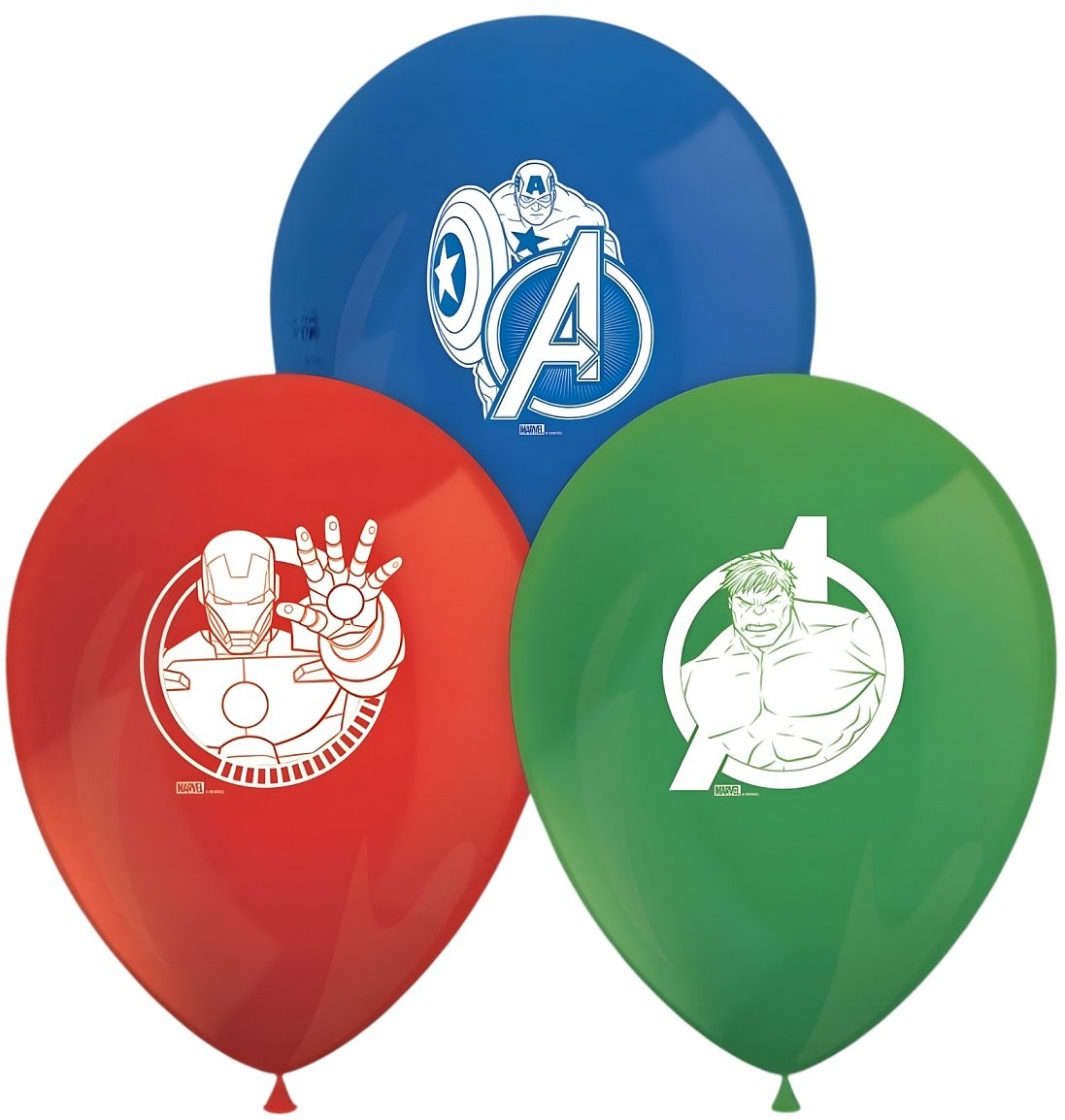 Latexové balóniky AVENGERS – 28 cm – 8 ks