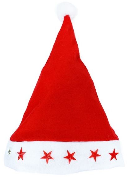 Blikajúca vianočná čiapka – Santa Claus – vianoce