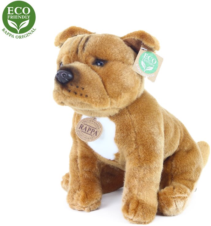 Rappa Plyšový stafordšírsky bulteriér 30, Eco friendly