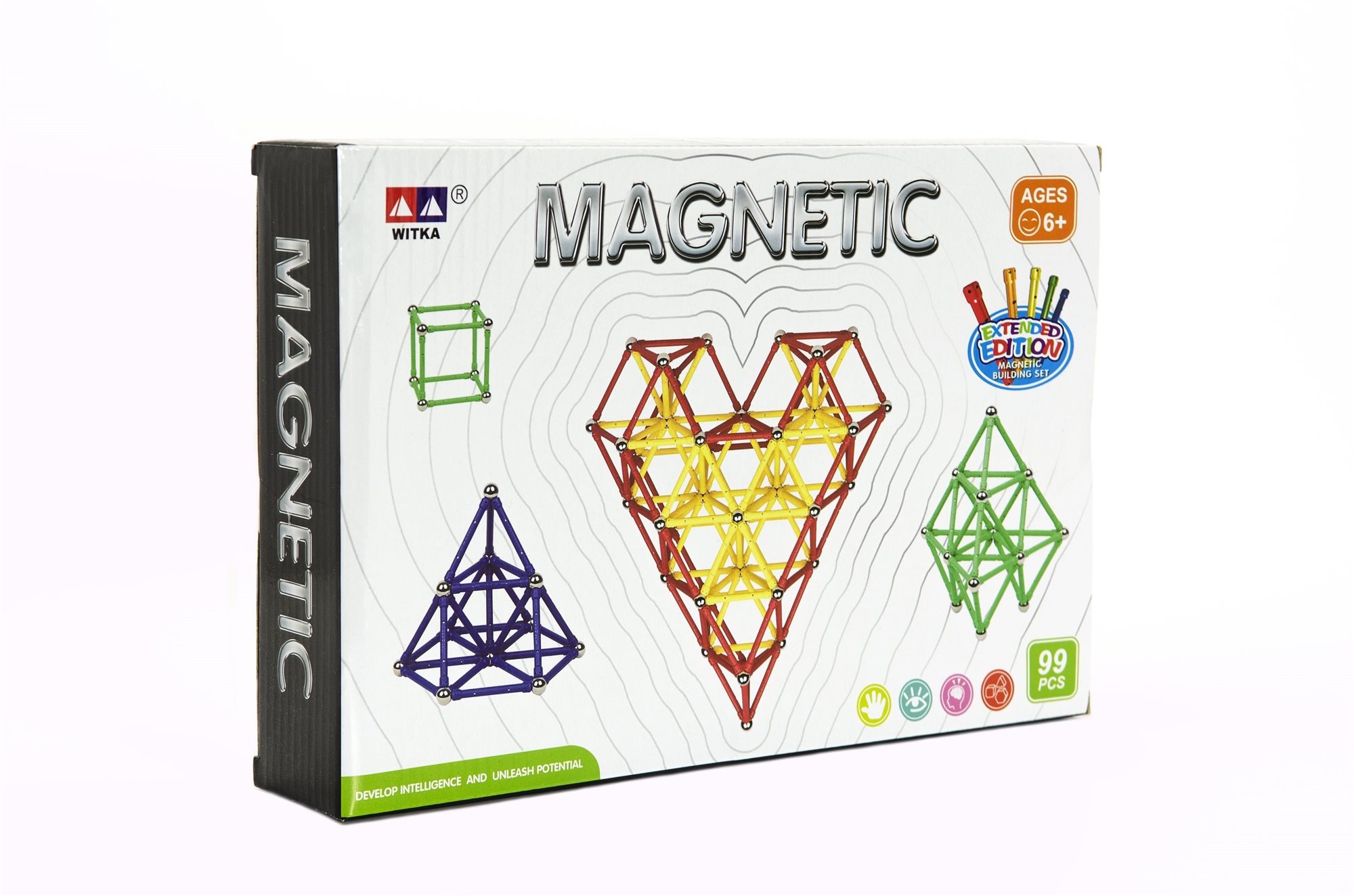 Magnetická stavebnica 99 ks