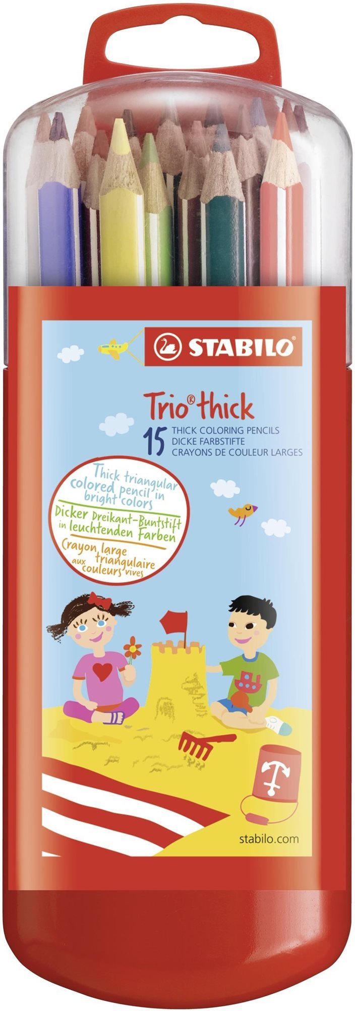 STABILO Trio, silná 15 ks