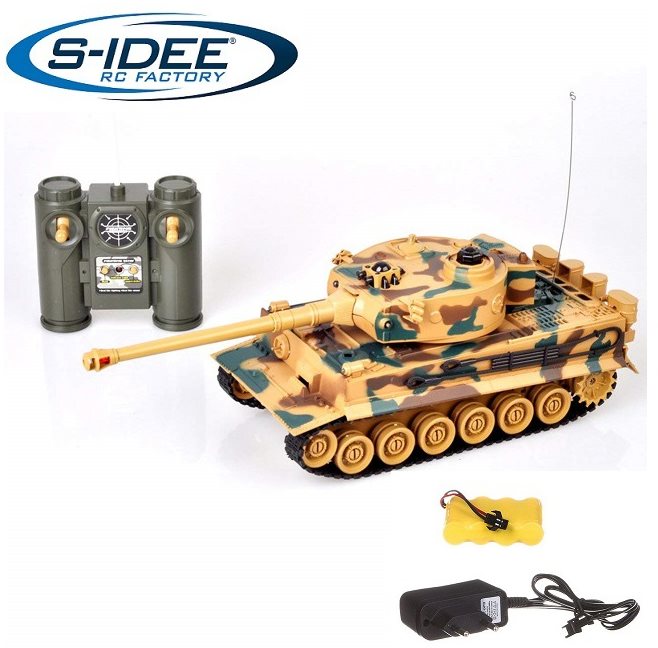 Bojujúci tank Tiger 1 2,4 GHz s infra delom, 1 : 28