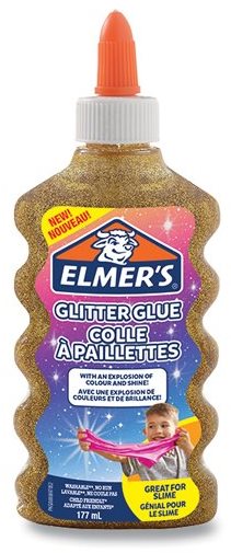 Lepidlo Elmer's Glitter Glue 177 ml, zlaté