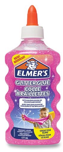 Lepidlo Elmer's Glitter Glue 177 ml, ružové