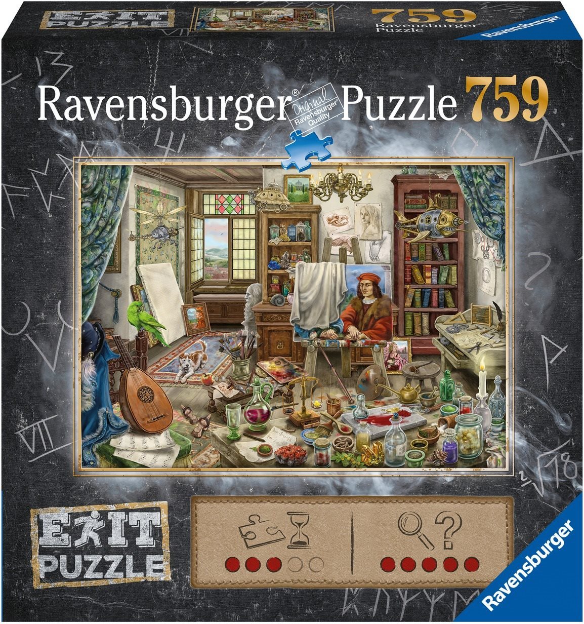 Ravensburger 167821 Exit: Umelecké štúdio 759 dielikov