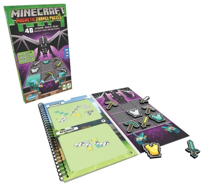 Thinkfun 764327 Minecraf Magnetická cestovná hra