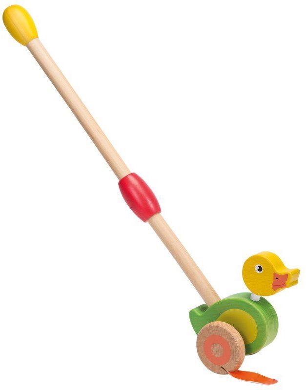 Jouéco drevená jazdiaca kačica na tyči