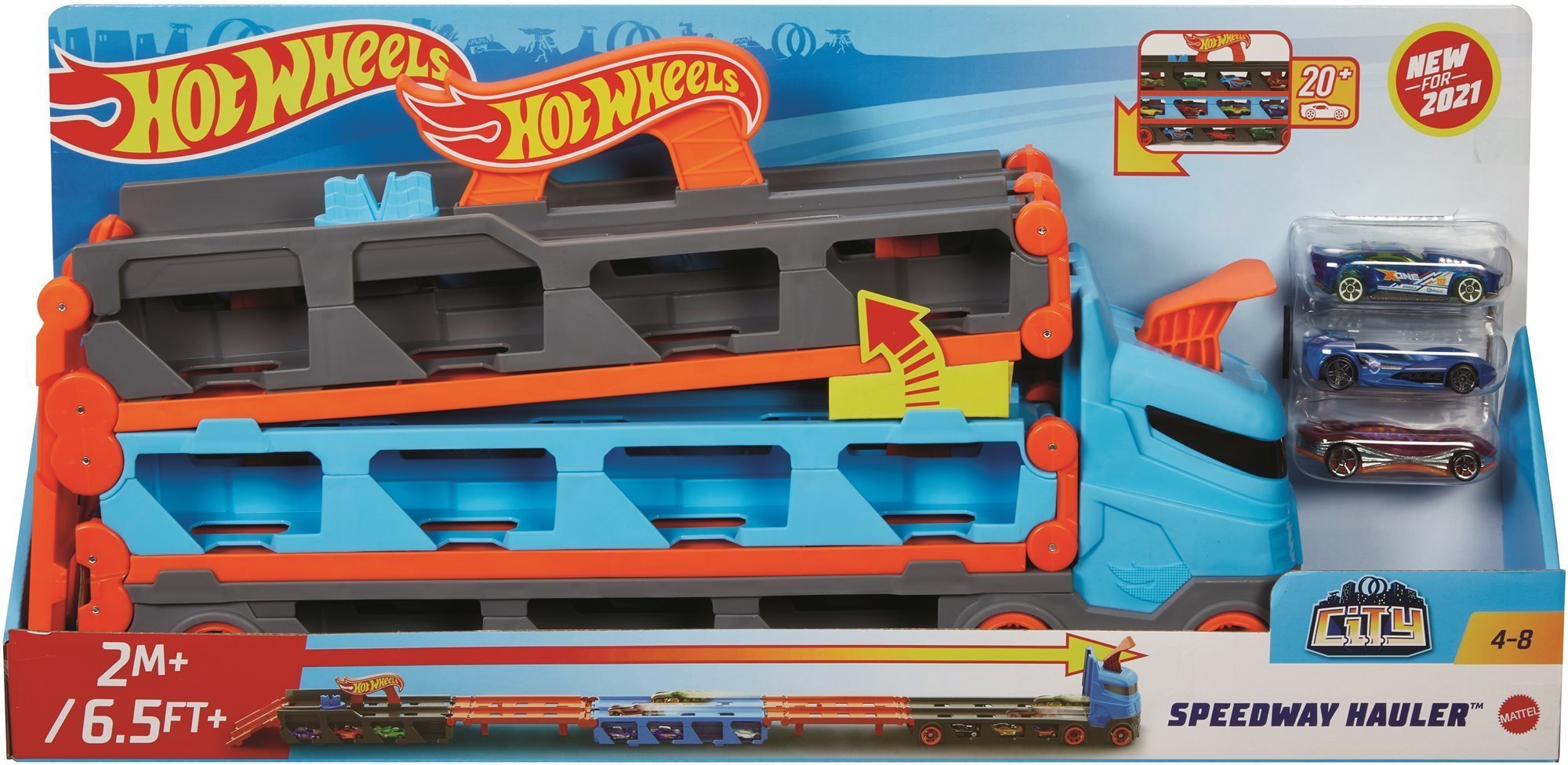 Hot Wheels Nadupaný ťahač