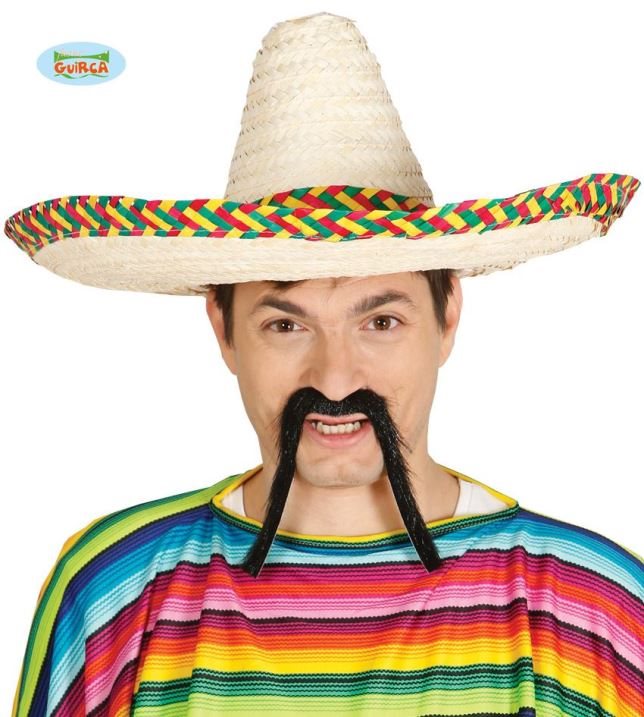 Slamený klobúk, Sombrero – Mexiko 50 cm