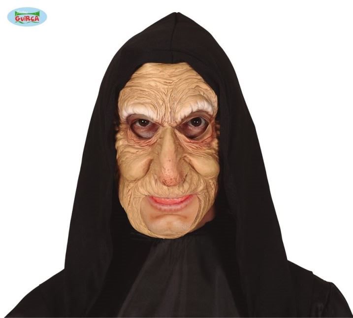 Maska Stará Žena so Šatkou– Halloween – 20 × 15 × 44 cm