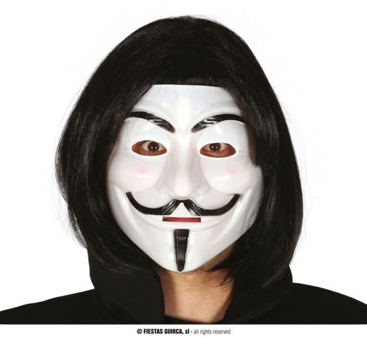 Plastová Maska Anonymous – Vendeta – Halloween