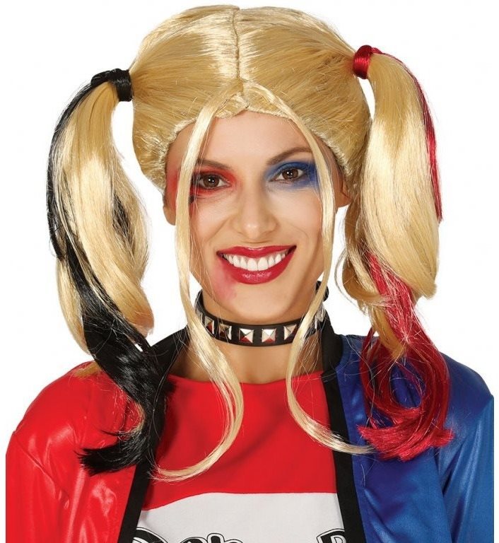 Blond Parochňa – Harley Quinn – Halloween