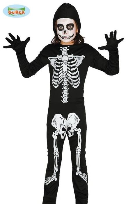 Detský Kostým Kostra – Kostlivec – veľ. 10 – 12 rokov – Halloween