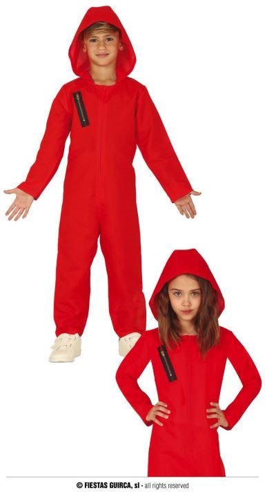 Detský Kostým – La Casa De Papel – Papierový Dom – veľkosť 7 – 9 rokov