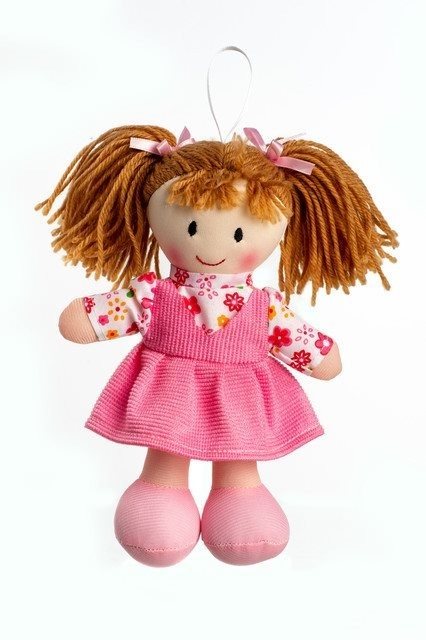 Teddies - Bábika Verunka, handrová