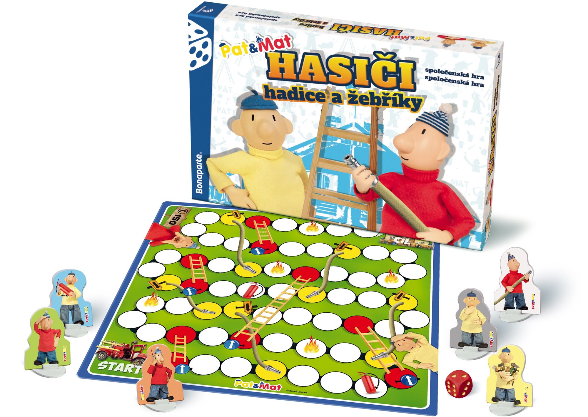 Hasiči hadice a rebríky Pat a Mat spoločenská hra