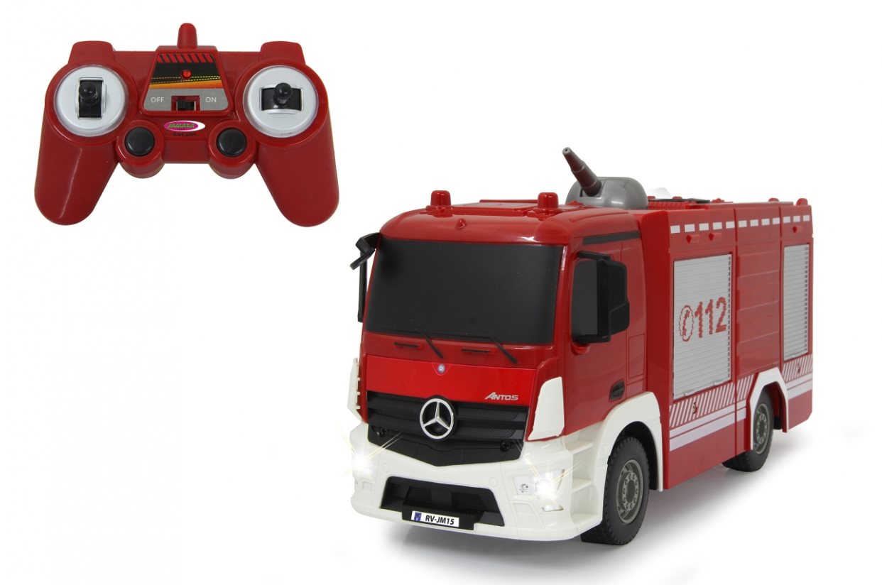 Jamara Feuerwehr Spritzenwagen Mercedes-Benz Antos 1:26