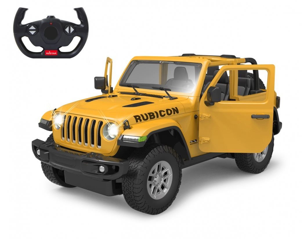Jamara Jeep Wrangler JL 1:14 door manual yellow 2,4 G A