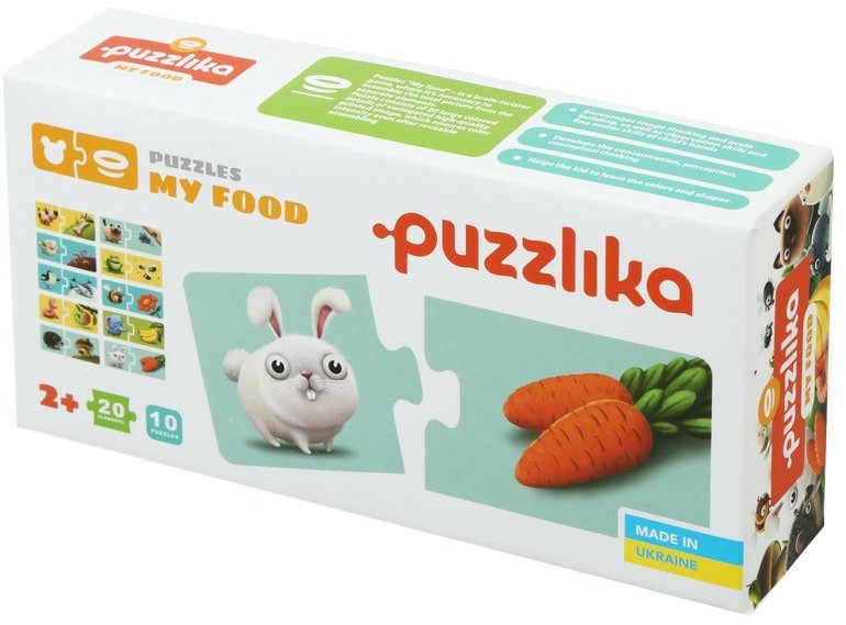 Puzzlika 12992 Moje jedlo – náučné puzzle 20 dielikov