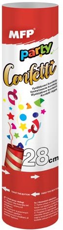 MFP Konfety vystreľovacie 28 cm papier-vzduch