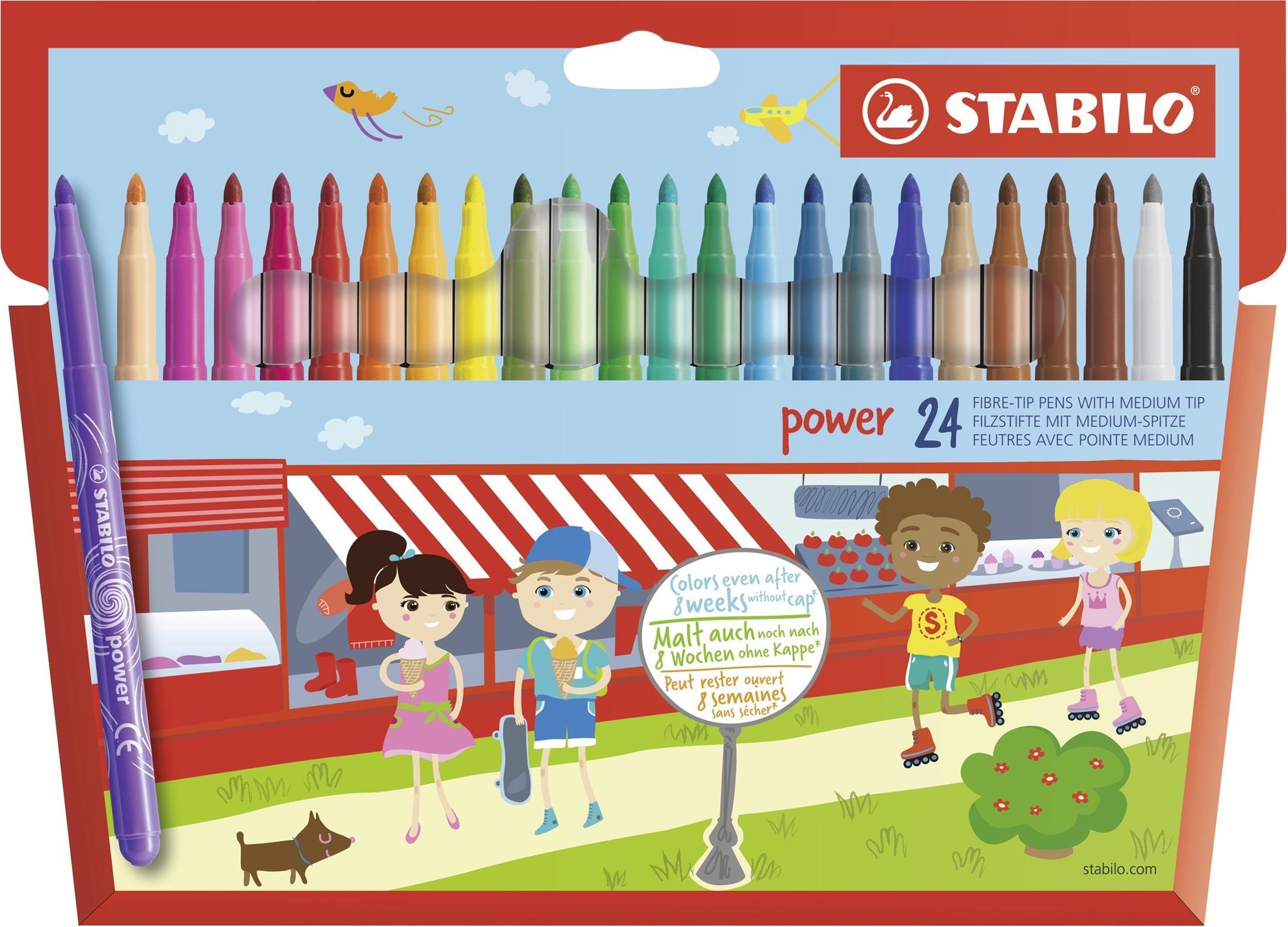 STABILO power, 24 ks, puzdro