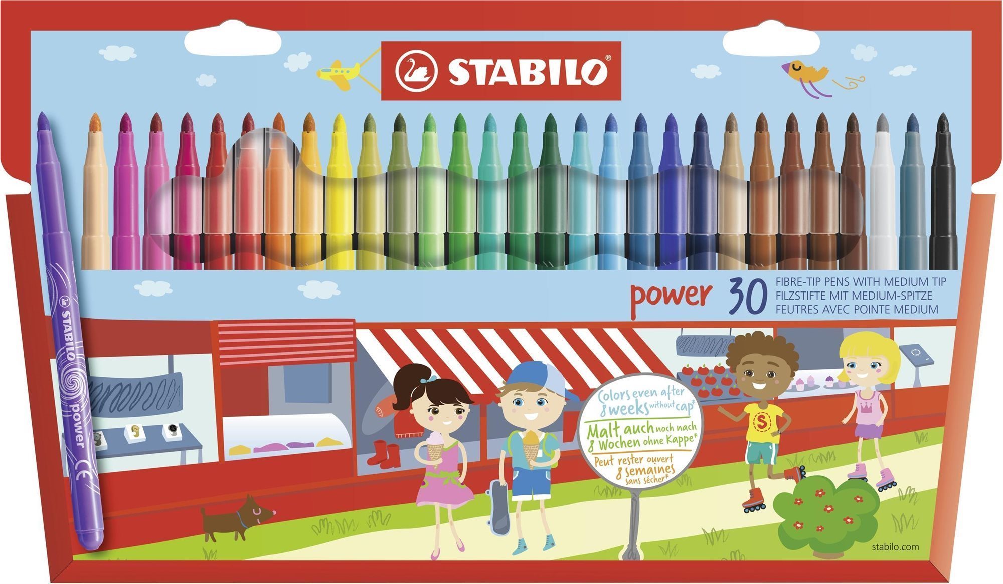 STABILO power, 30 ks, puzdro