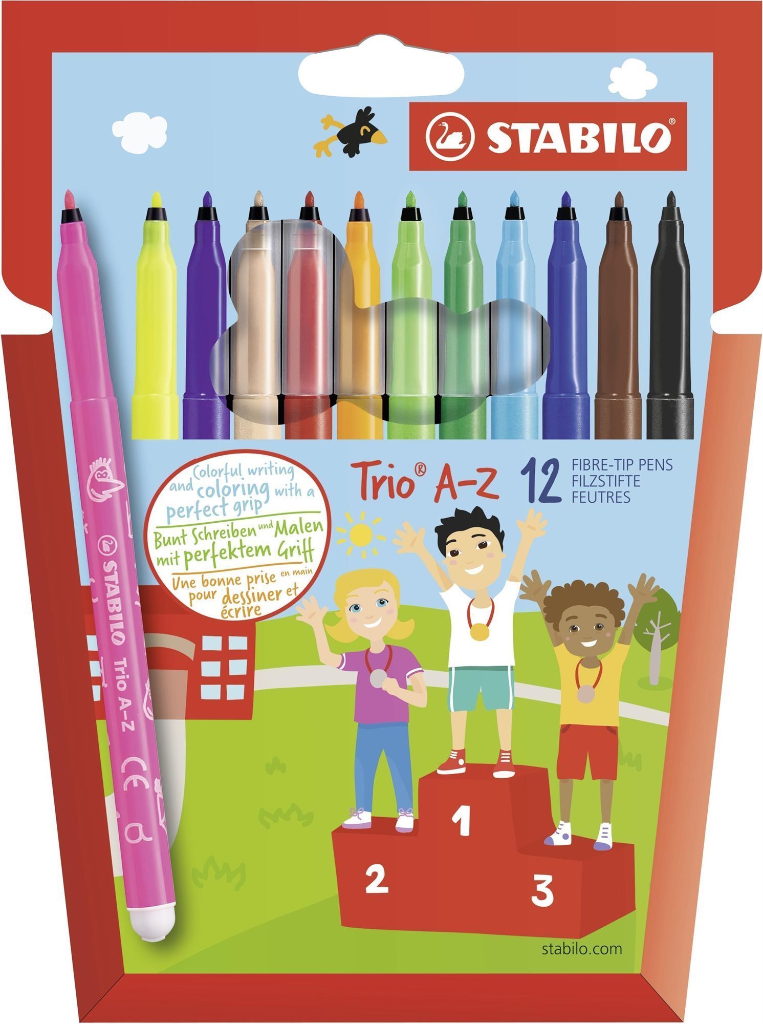 STABILO Trio A-Z, 12 ks, puzdro