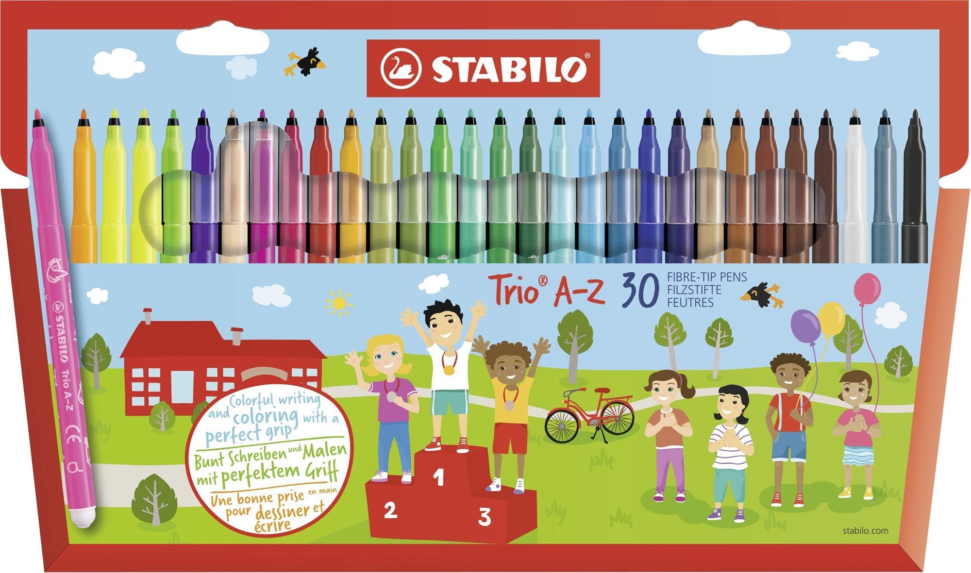 STABILO Trio A-Z, 30 ks, puzdro