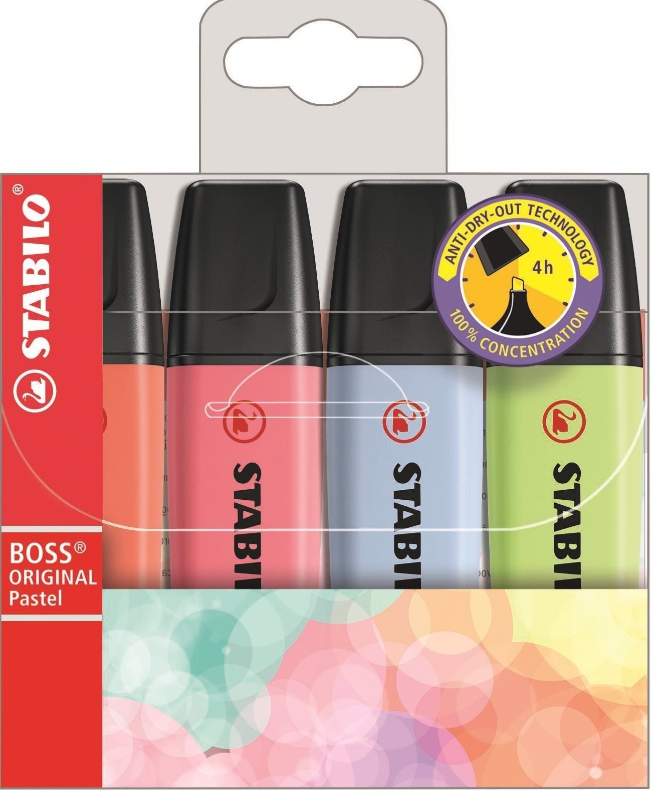 STABILO BOSS ORIGINAL Pastel 4 ks puzdro nové