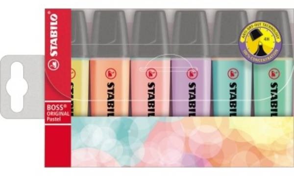 STABILO BOSS ORIGINAL Pastel 6 ks puzdro