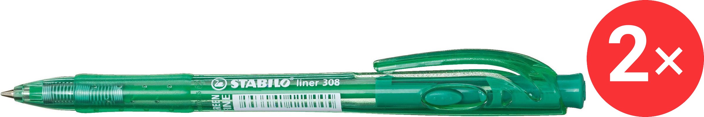 STABILO liner zelené – balenie 2 ks